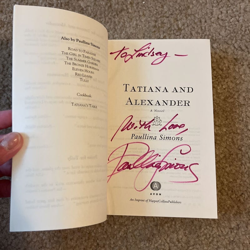 Tatiana and Alexander signed 