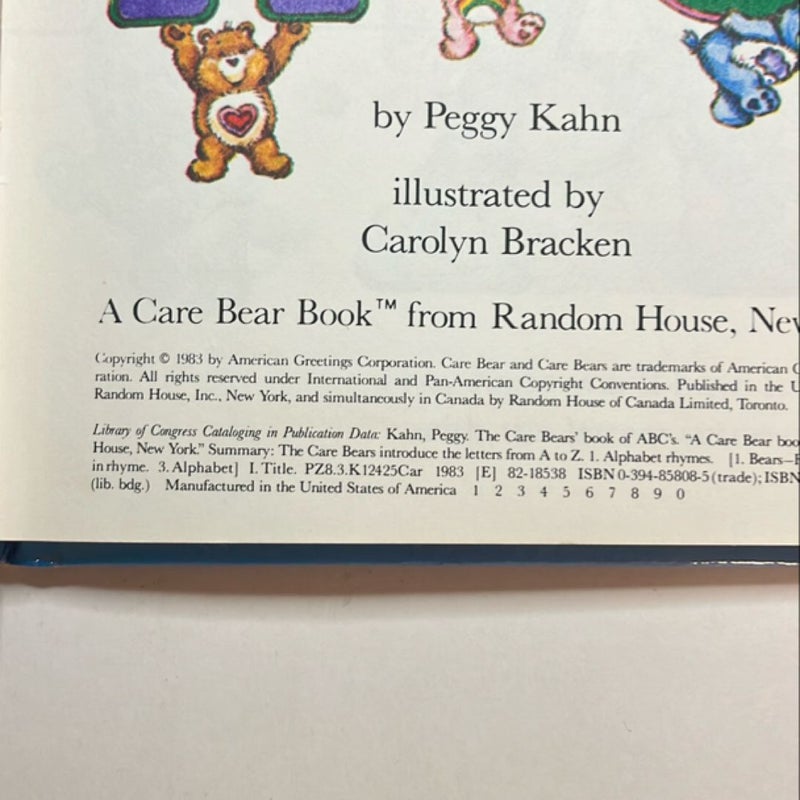 The Care Bears' Book of ABC's