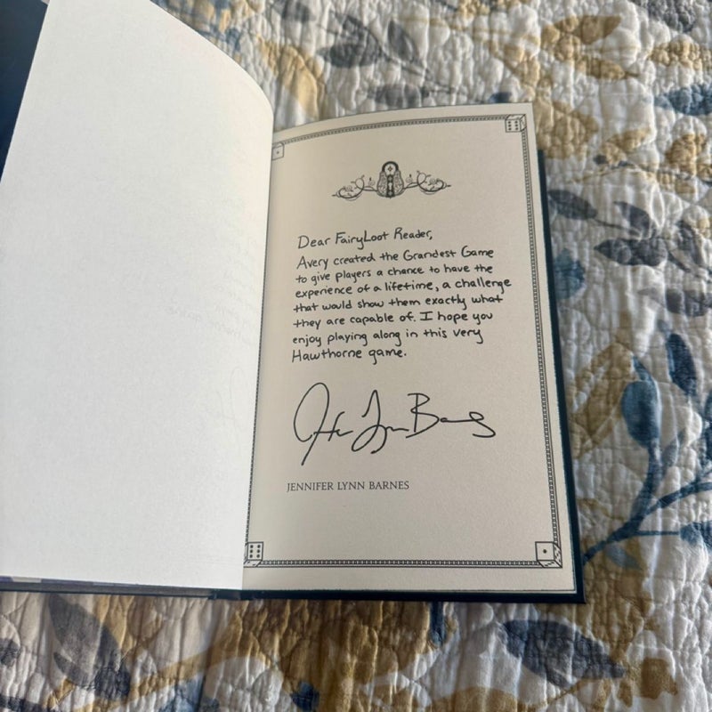 The Grandest Game SIGNED FAIRYLOOT EDITION