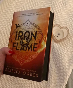 Iron Flame (first edition w/ sprayed edges)