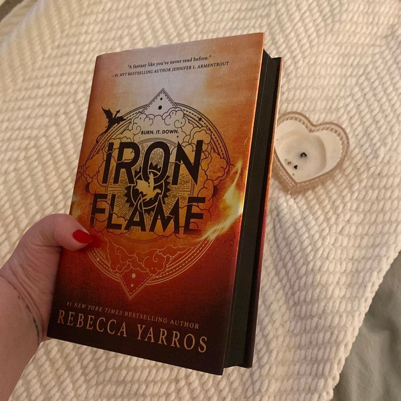 Iron Flame (first edition w/ sprayed edges)