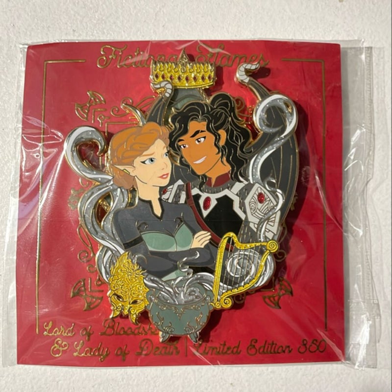 Fictional Flames bookish pins (read description before buying)