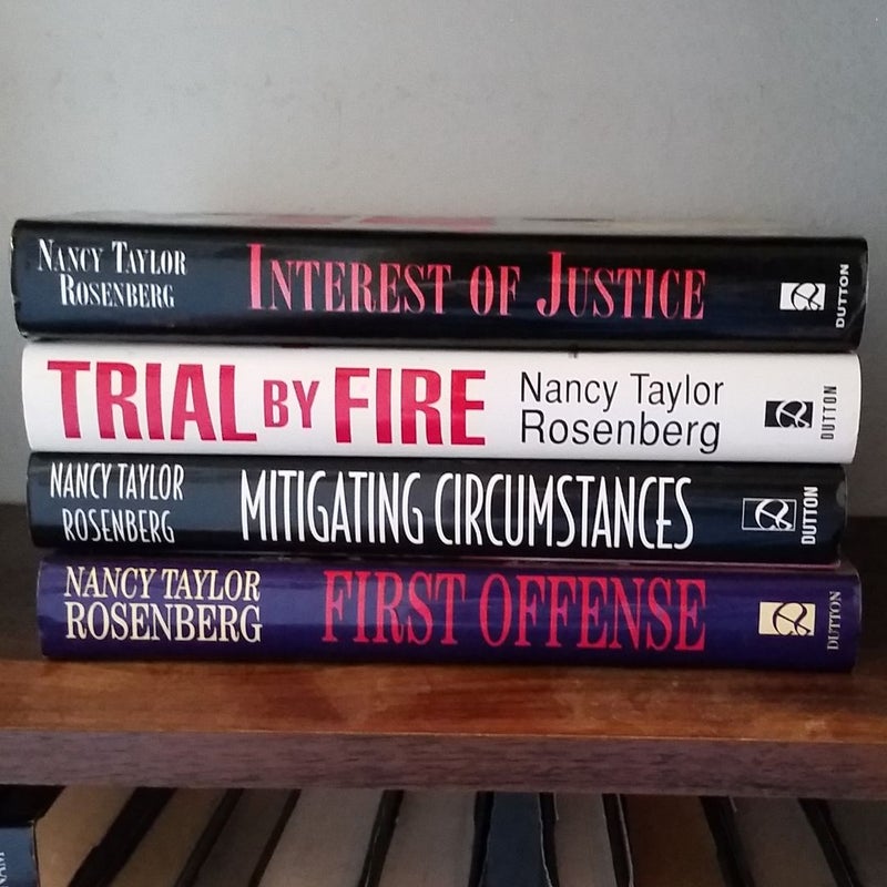 Lot of 4 Hardback Novels by Nancy Taylor Rosenberg