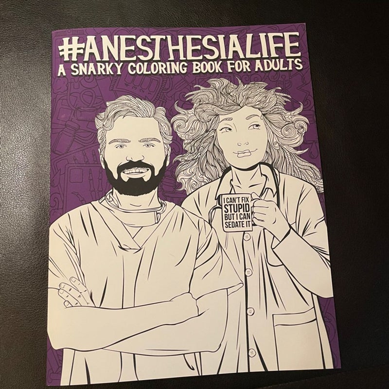 #AnesthesiaLife Adult Coloring Book