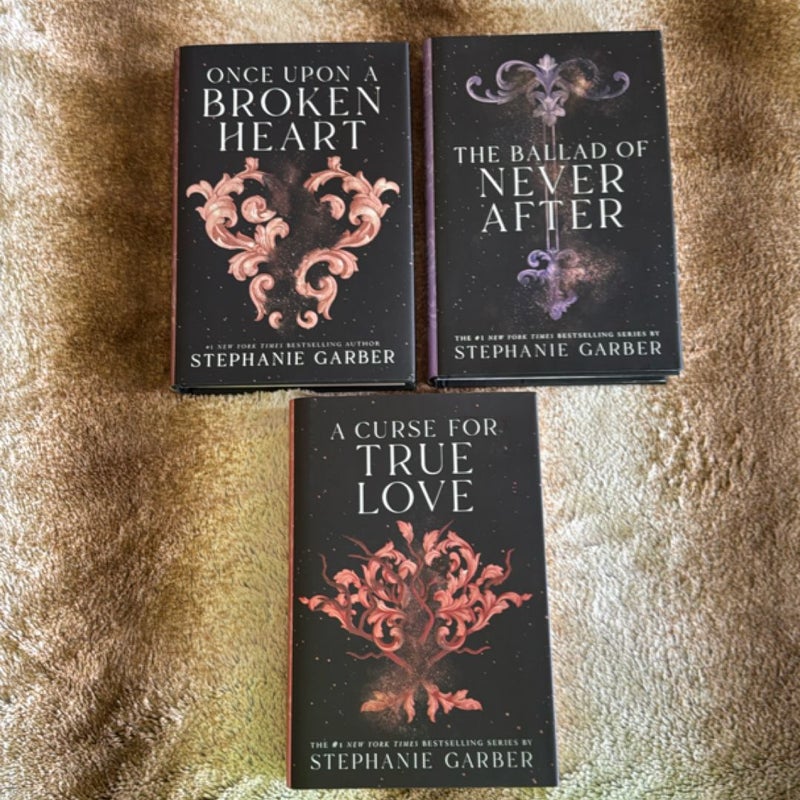 Once upon a Broken Heart, The Ballad of Never After and A Curse for True Love Bundle *OUABH and TBONA are HAND SIGNED and inscribed to me*