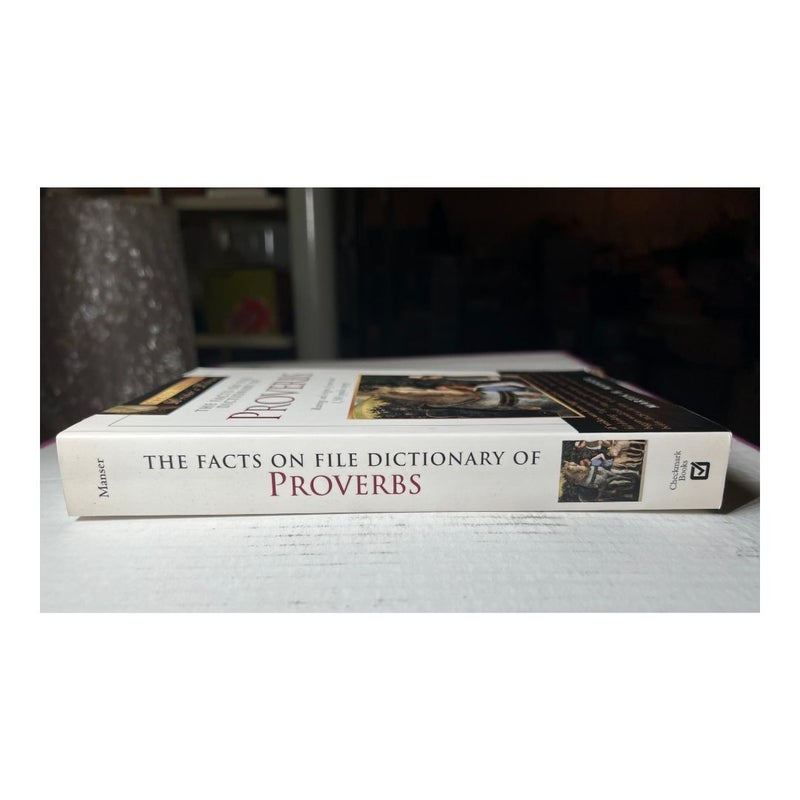 The Facts on File Dictionary of Proverbs