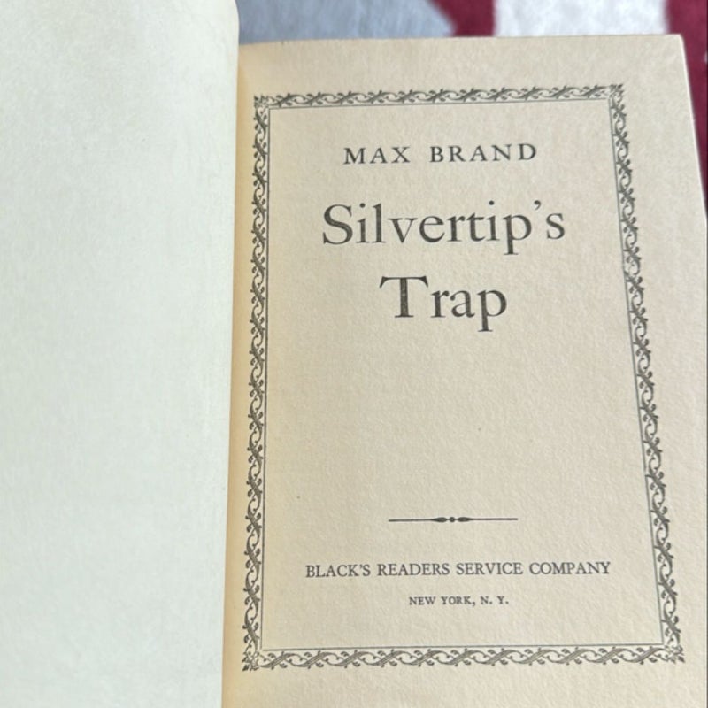 Silver’s Trap, 1933