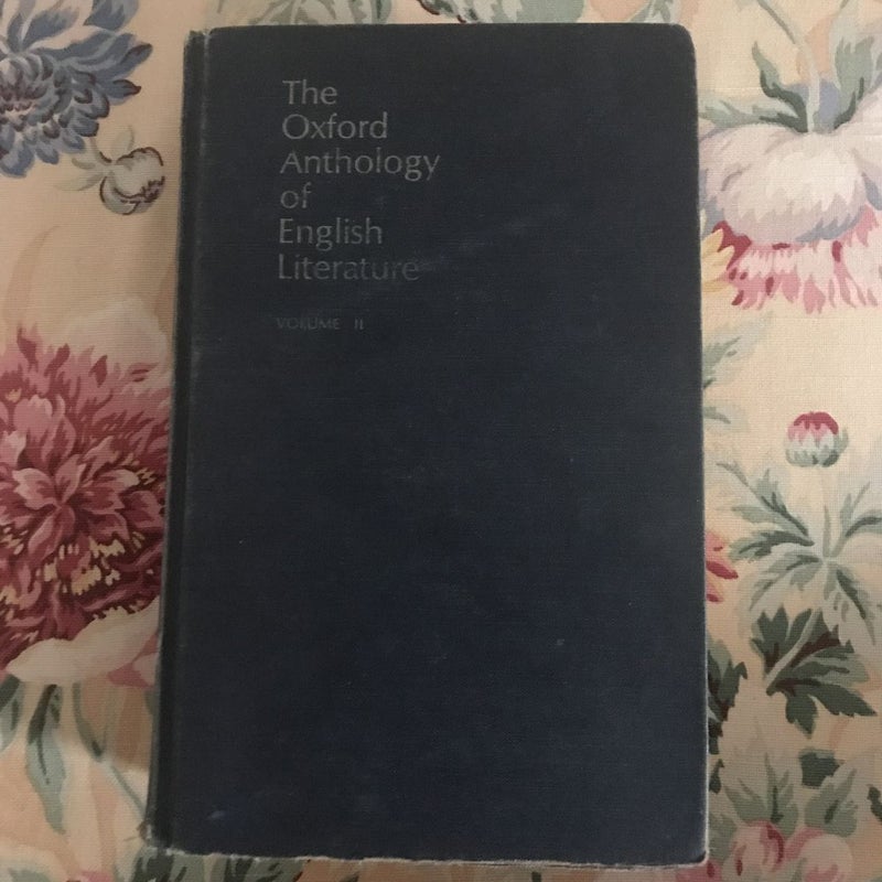 The Oxford Anthology of English literature