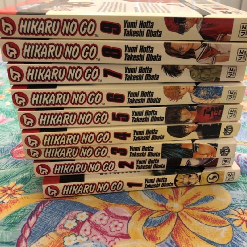 hikaru no go manga vol 1-9