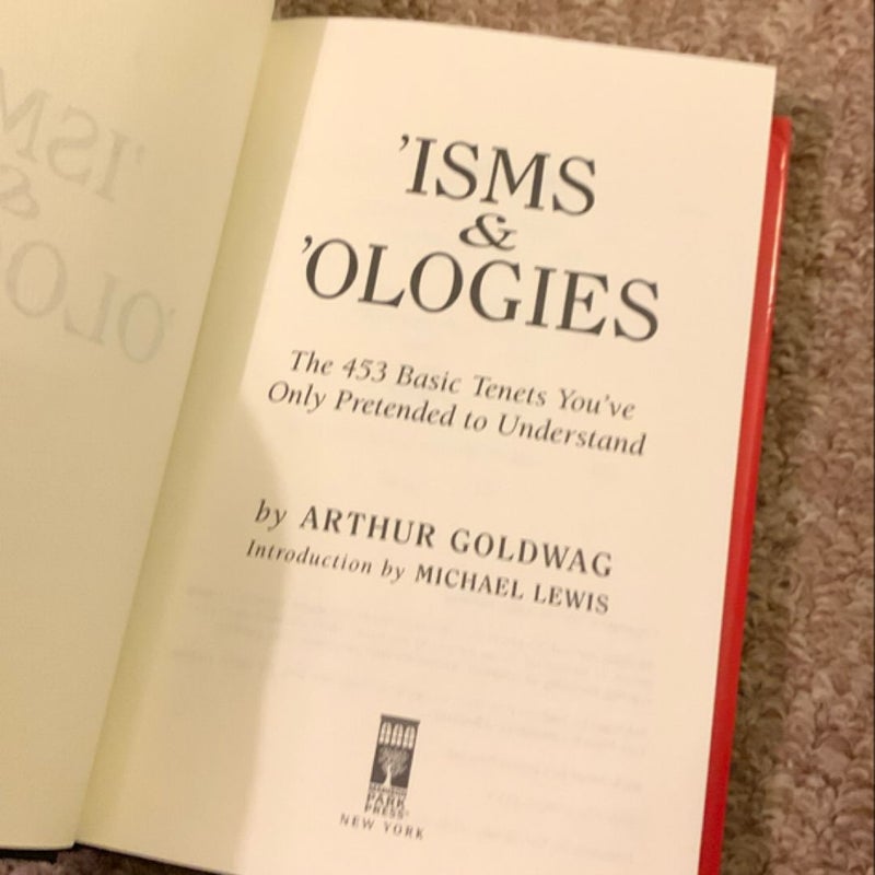 Isms and Ologies