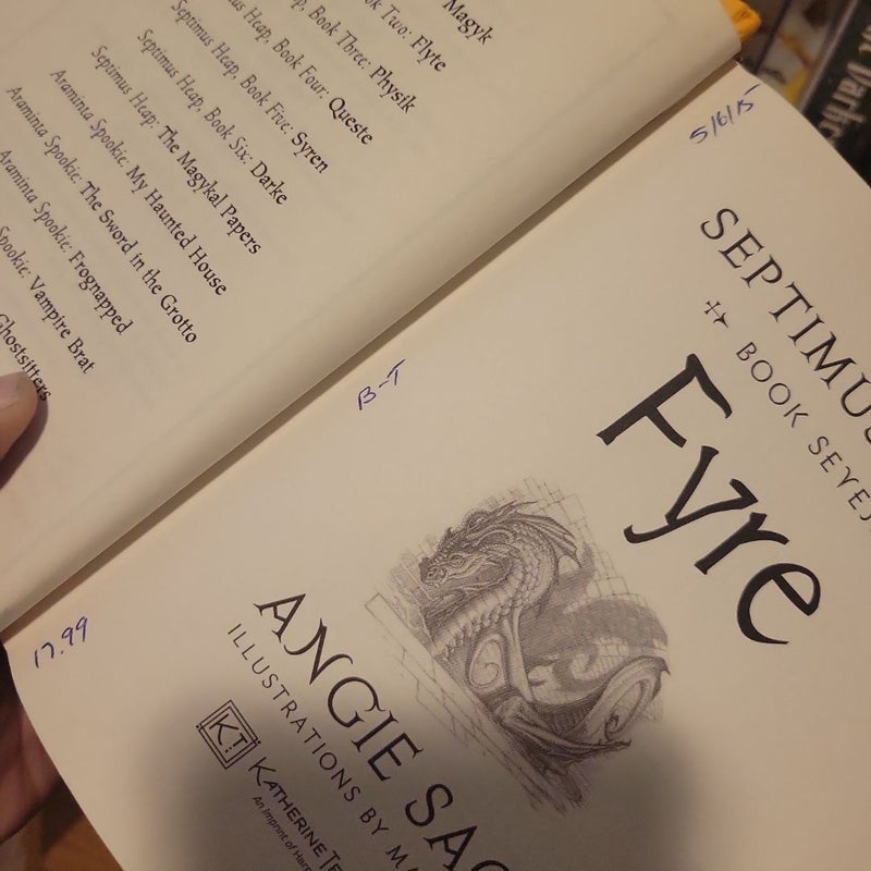 Septimus Heap, Book Seven: Fyre