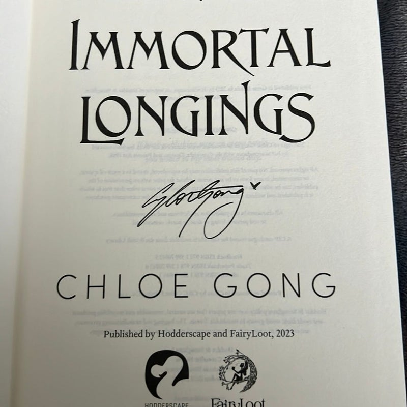 Immortal Longings (FairyLoot Special Edition)