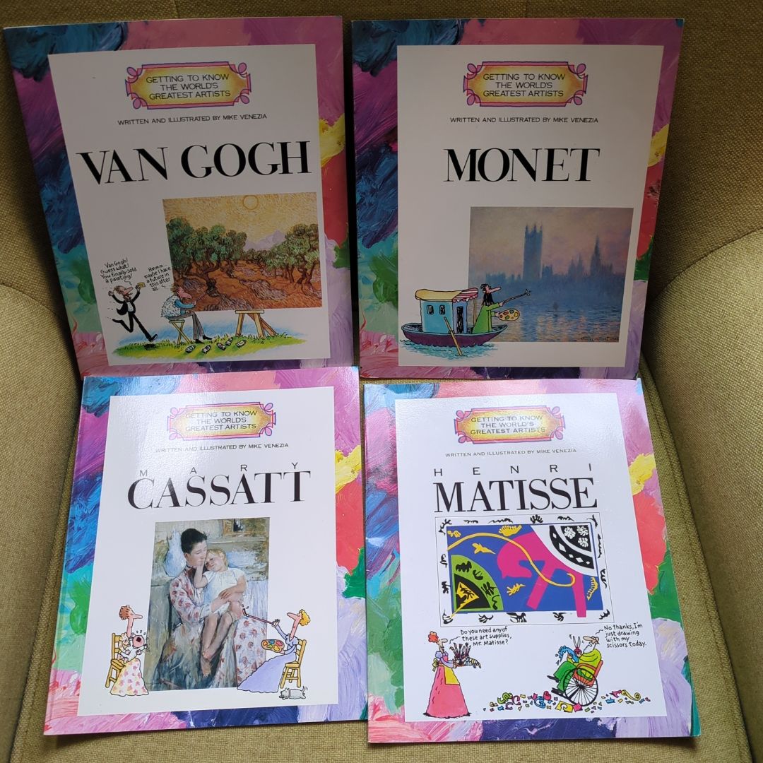 Getting to Know the World's Greatest Artists Bundle: Monet, Van Gogh, Henri Matisse & Mary Cassatt (willing to split)