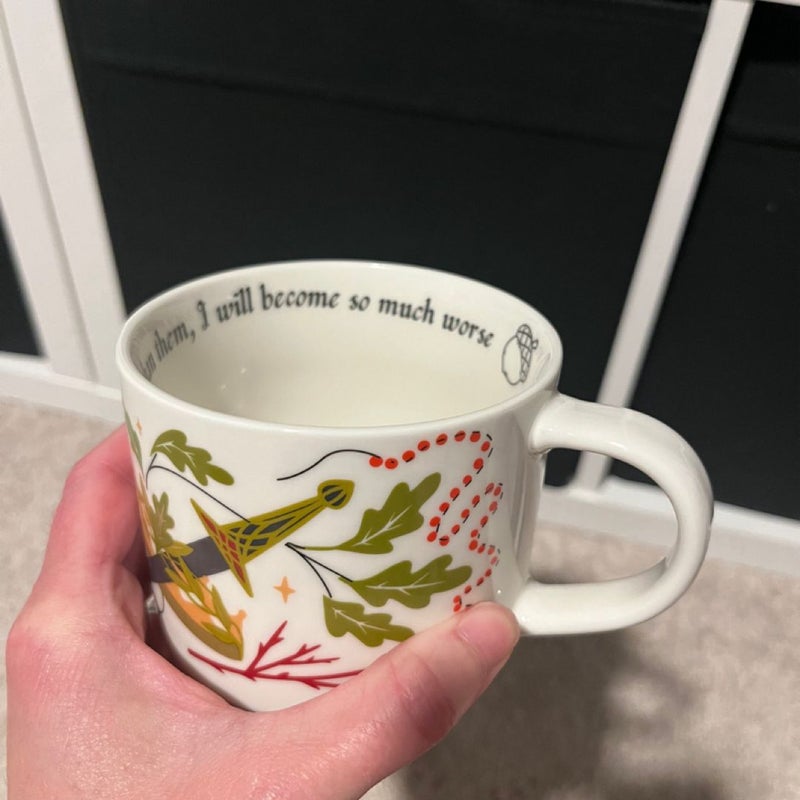 The Folk of the Air/Cruel Prince inspired tumbler and mug (Bookish Box and Owlcrate)