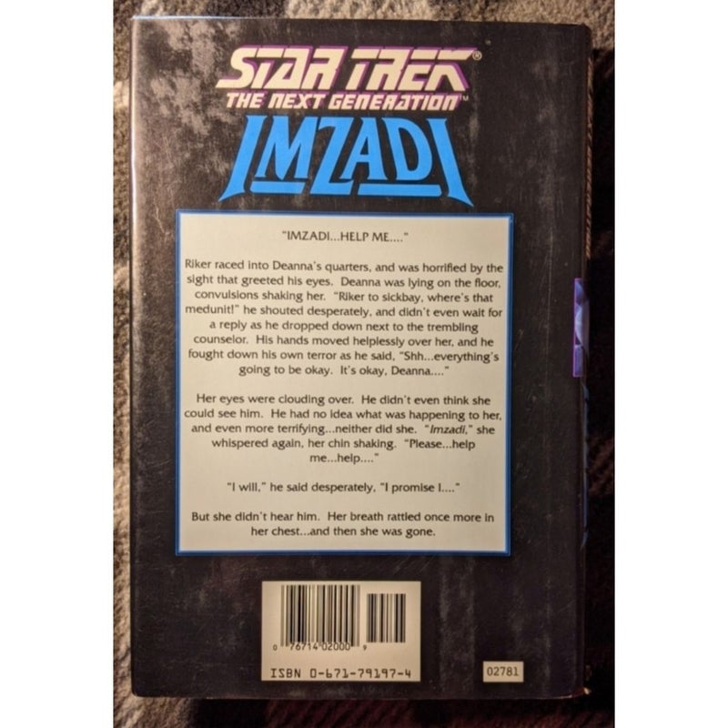 Star Trek The Next Generation Imzadi Hardcover
