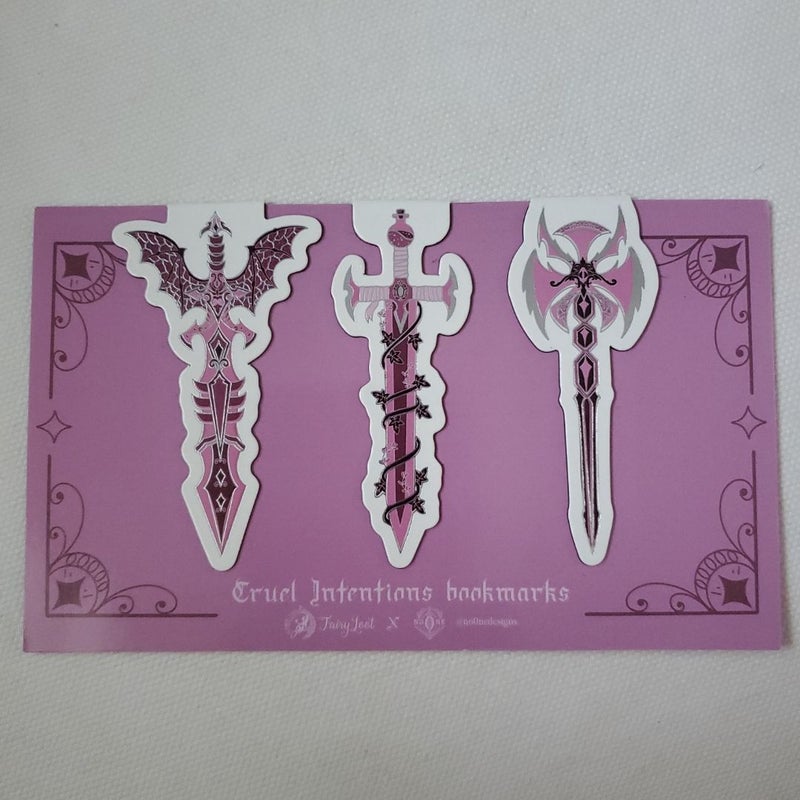 Cruel Intentions magnetic bookmarks by FairyLoot