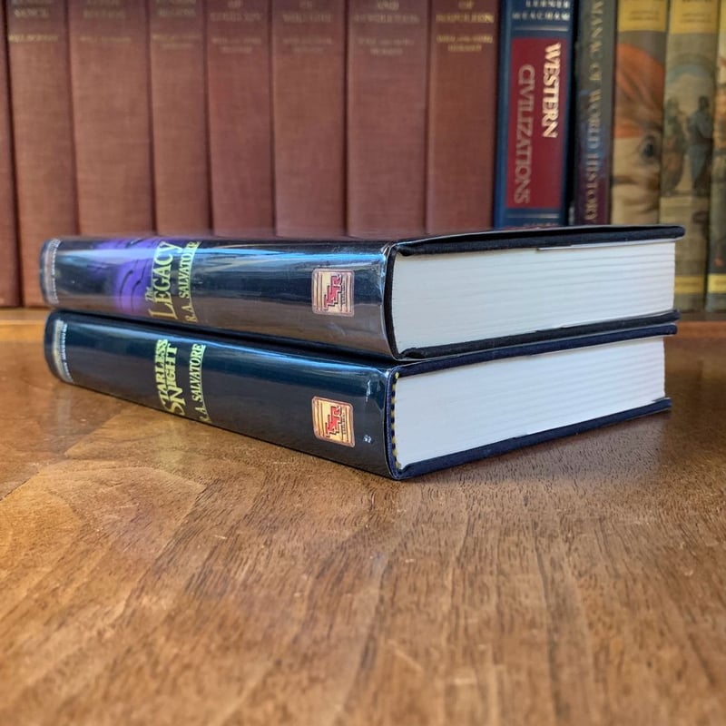 The Legacy & Starless Night First Editions, Legacy of the Drow 1 & 2 by ...