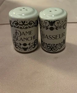 Serpent and Dove Salt Shakers