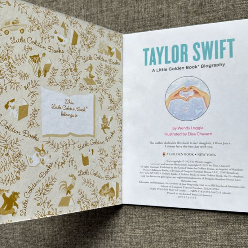 Taylor Swift: a Little Golden Book Biography