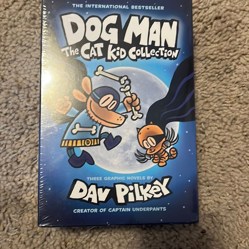 Dog Man: the Cat Kid Collection: from the Creator of Captain Underpants  (Dog Man #4-6 Box Set) by Dav Pilkey, Hardcover