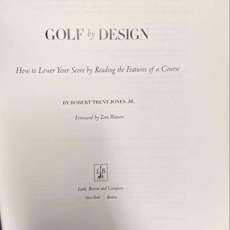 Golf by Design