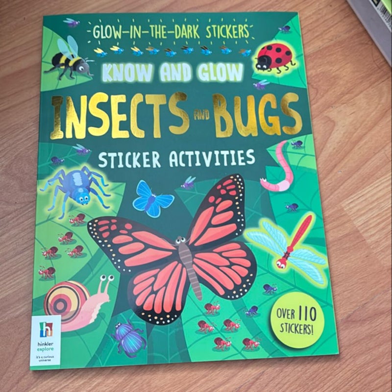 Know and Glow Insects and Bugs Sticker Activity