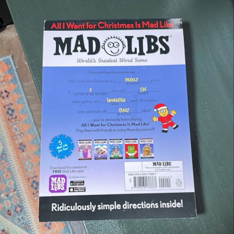 All I Want for Christmas Is Mad Libs