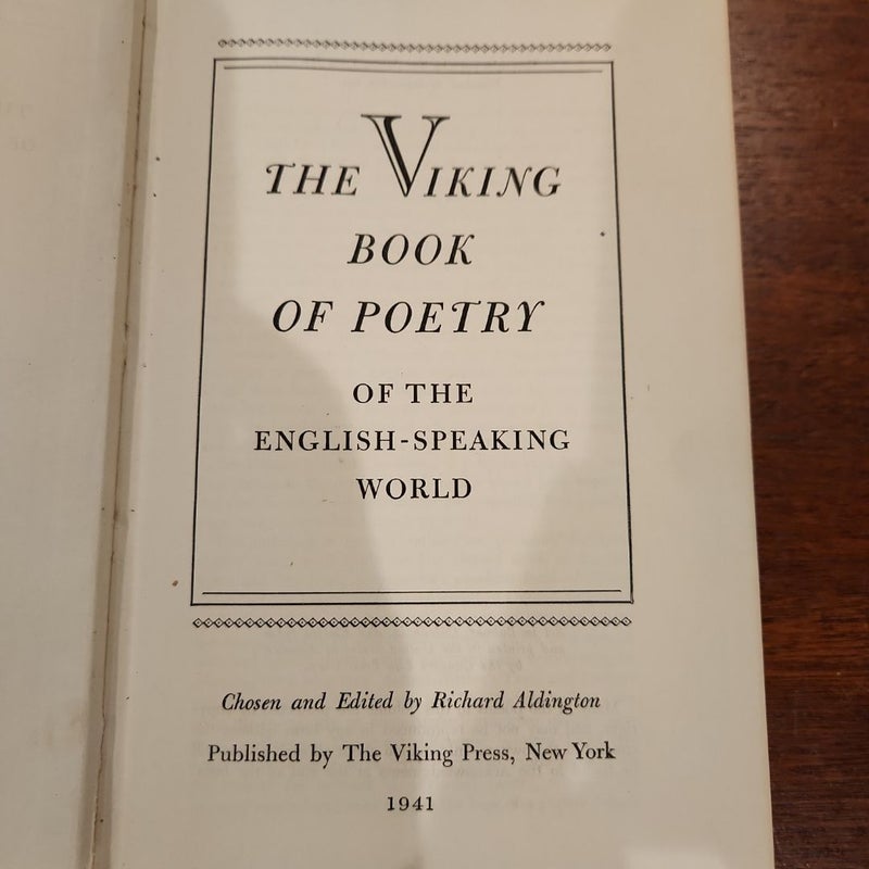 The Viking Book of Poetry of the English Speaking World