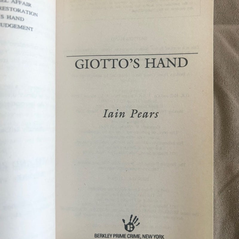 Giotto's Hand  4351
