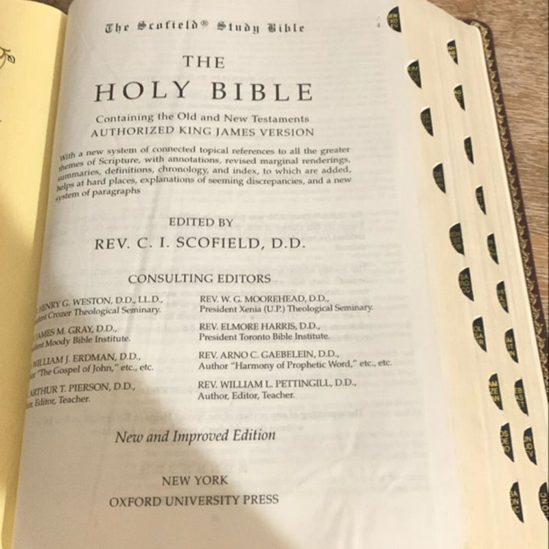 Schofield Study Bible