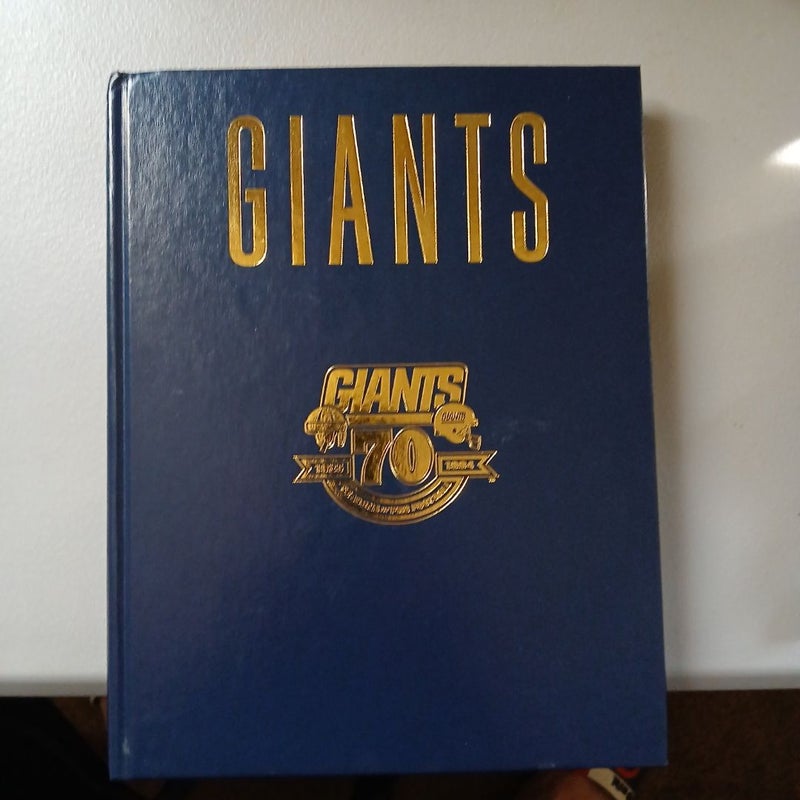 Collectors limited, signed,Super Rare NY GIANTS 70 year anniversary 