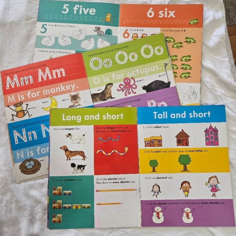 Scholastic 123, ABC, First Concepts, Alphabet, Counting, and Spelling