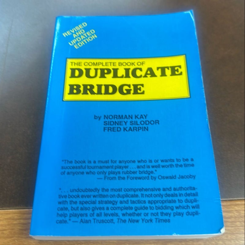 The Complete Book of Duplicate Bridge