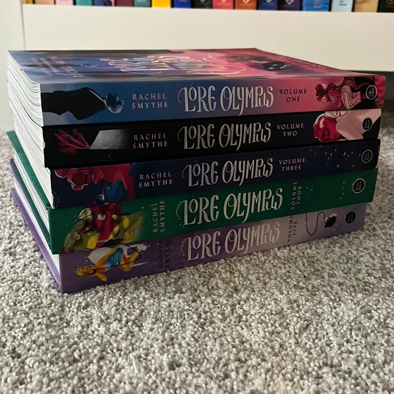 Lore Olympus: Volumes One, Two, Three, Four, and Five