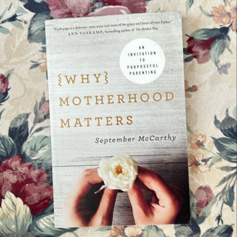 Why Motherhood Matters