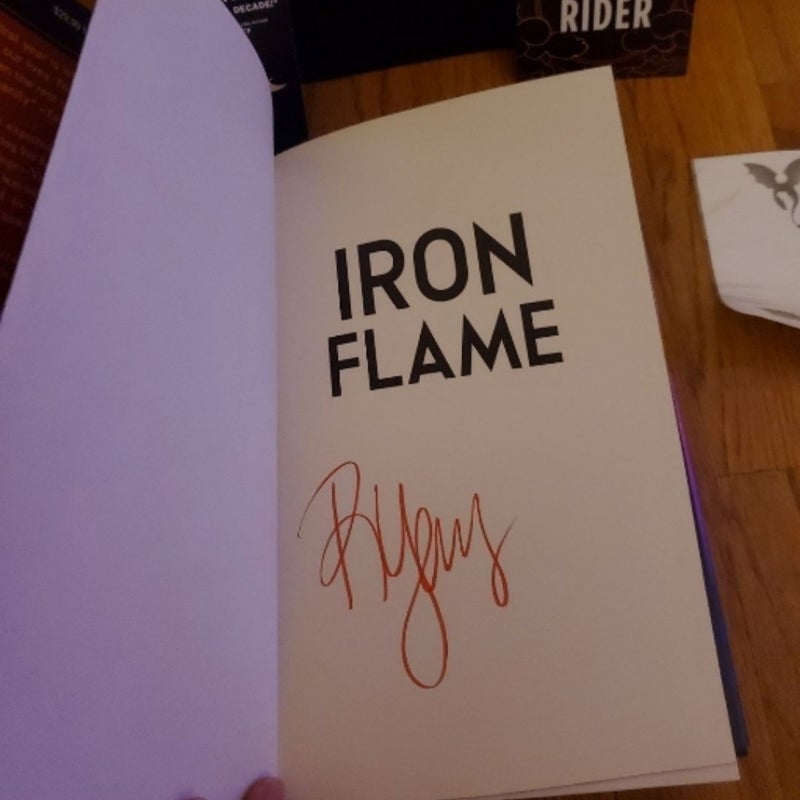 Iron Flame Signed