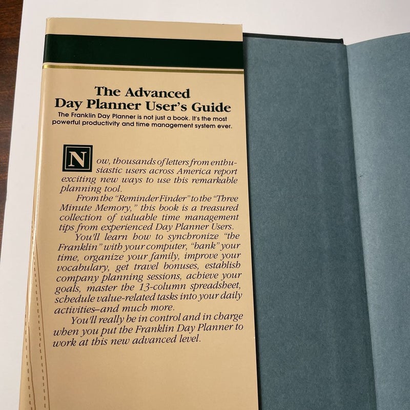 The Advanced Day Planner User's Guide