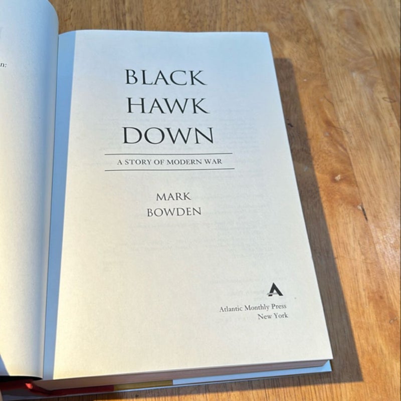 1st Ed /2nd * Black Hawk Down