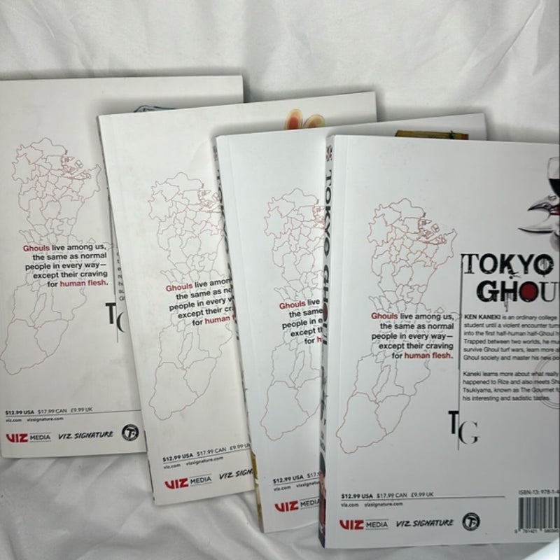 Tokyo Ghoul, Vol. 1 -4 