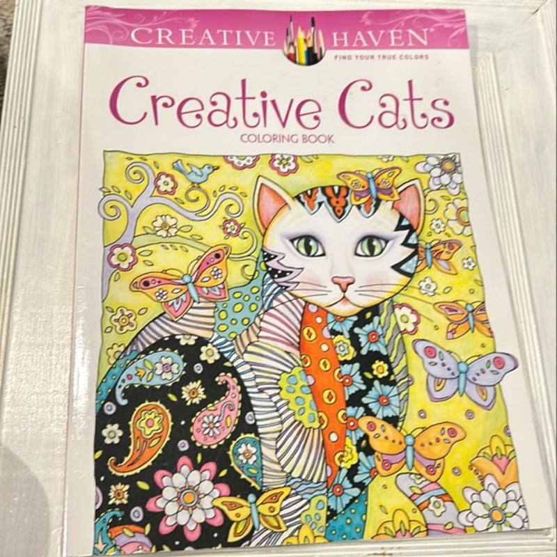 Creative Haven Creative Cats Coloring Book