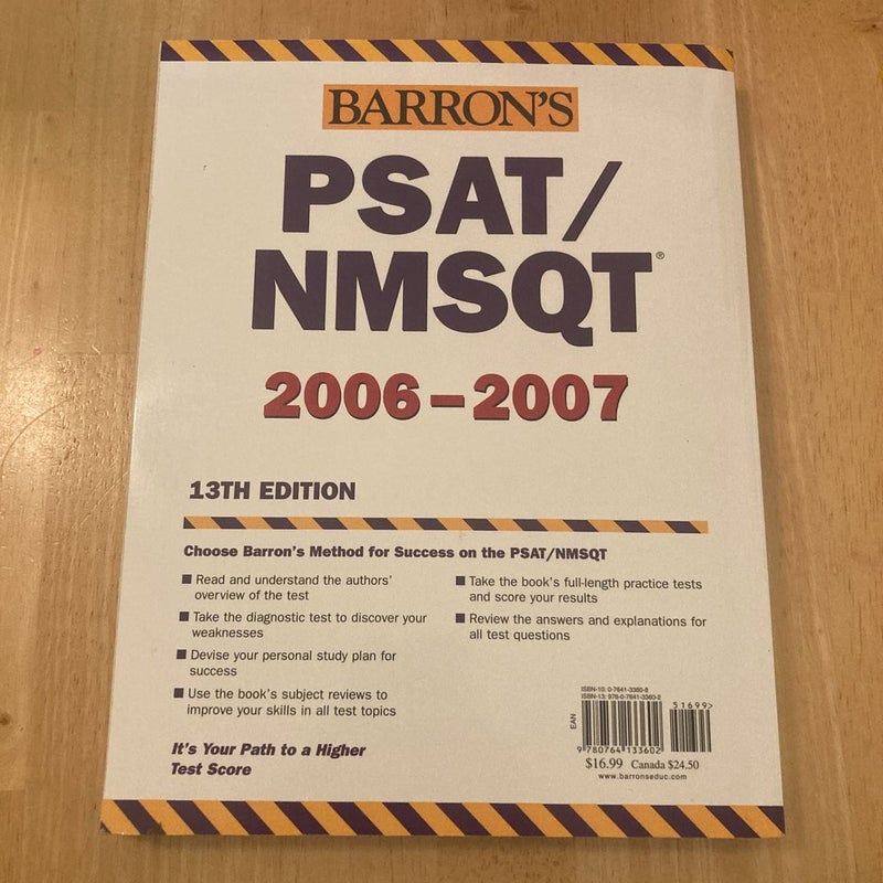 Barron's PSAT/NMSQT Prep