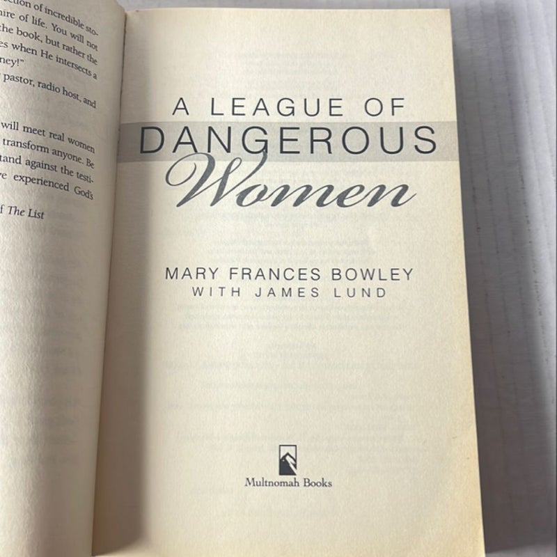 A League of Dangerous Women