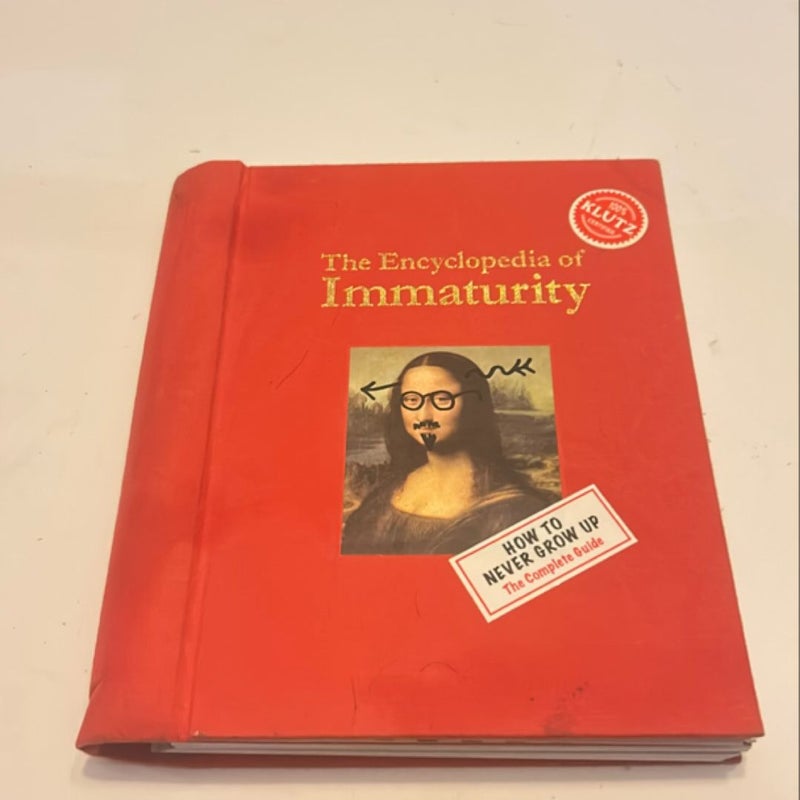 The Encyclopedia of Immaturity