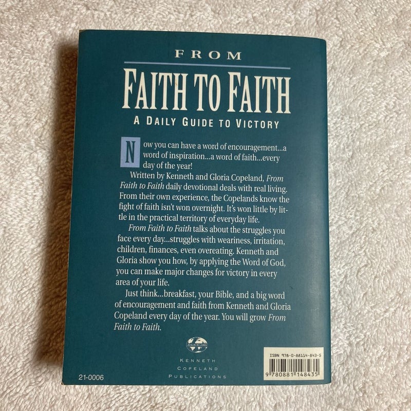 From Faith to Faith