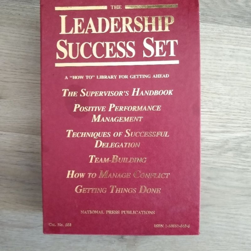 The Leadership Success Set 6 Books in Series +Self Esteem