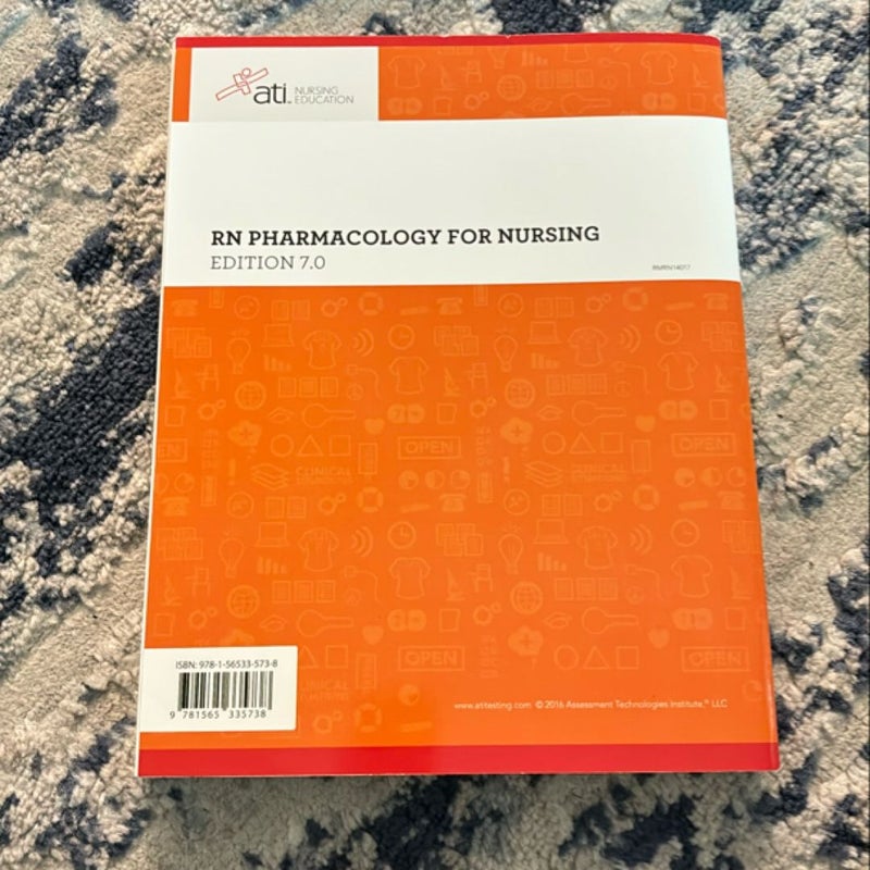 RN Pharmacology for Nursing Edition 7. 0