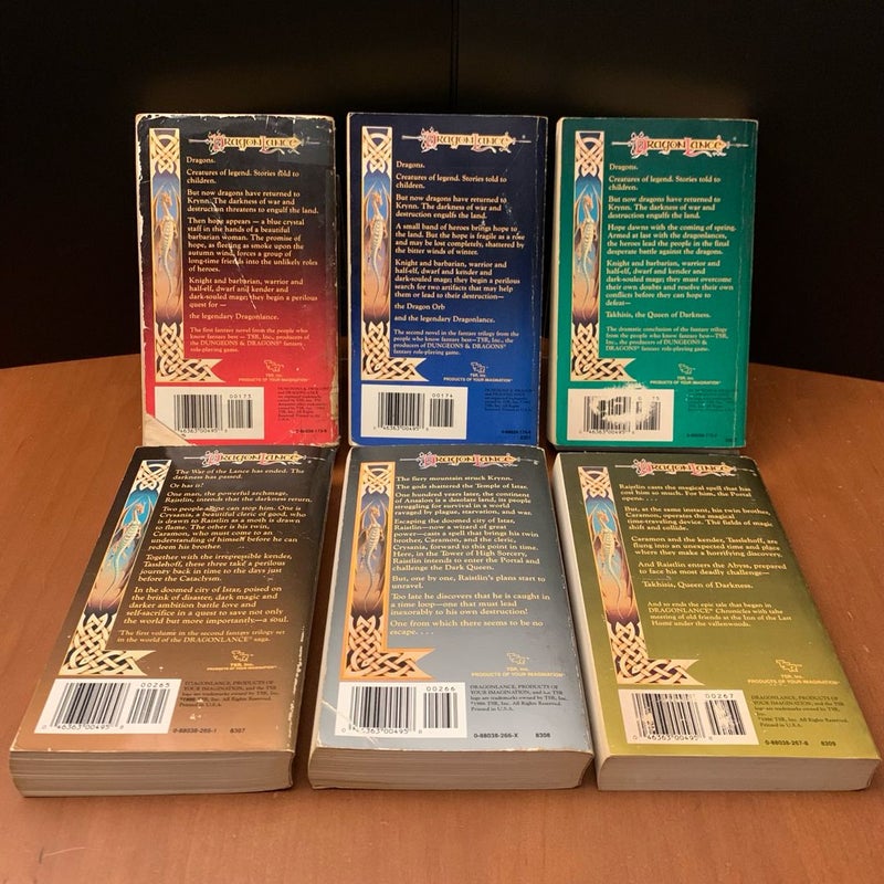 DragonLance Starter Set, Core Plot Novels: Chronicles Trilogy, Legends Trilogy, Second Generation, Dragons of Summer Flame, Dragons of a New Age Trilogy