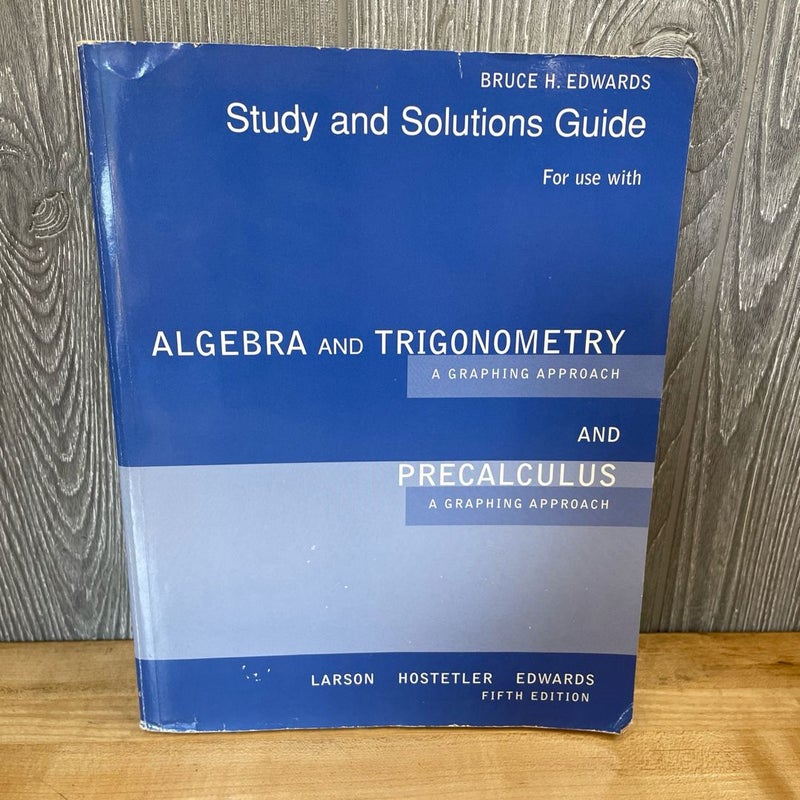 Study Guide - Algebra and Trigonometry, Precalculus