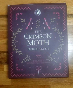 The Crimson Moth Embroidery Kit 