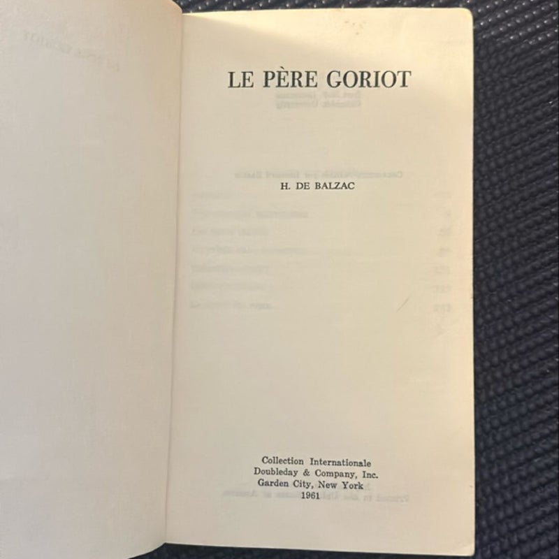 Le père Goriot